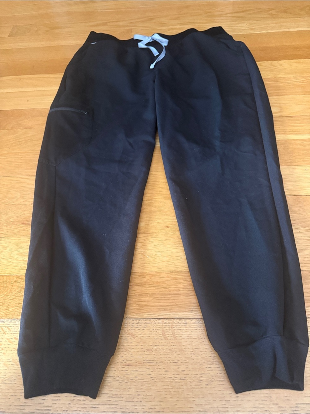 NWT Figs black high waisted Zamora scrub bottoms size xlarge petite .